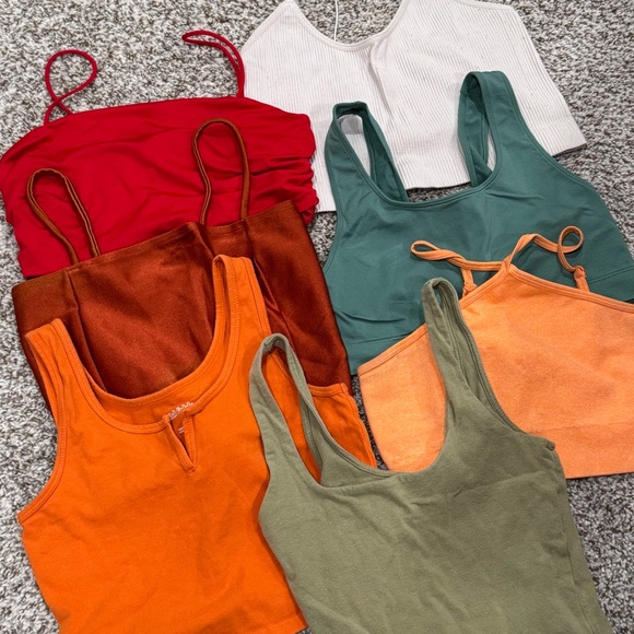 Stylish Women's Tank Tops - Multicolor Set XS/S bundle of 7 - Picture 3 of 3